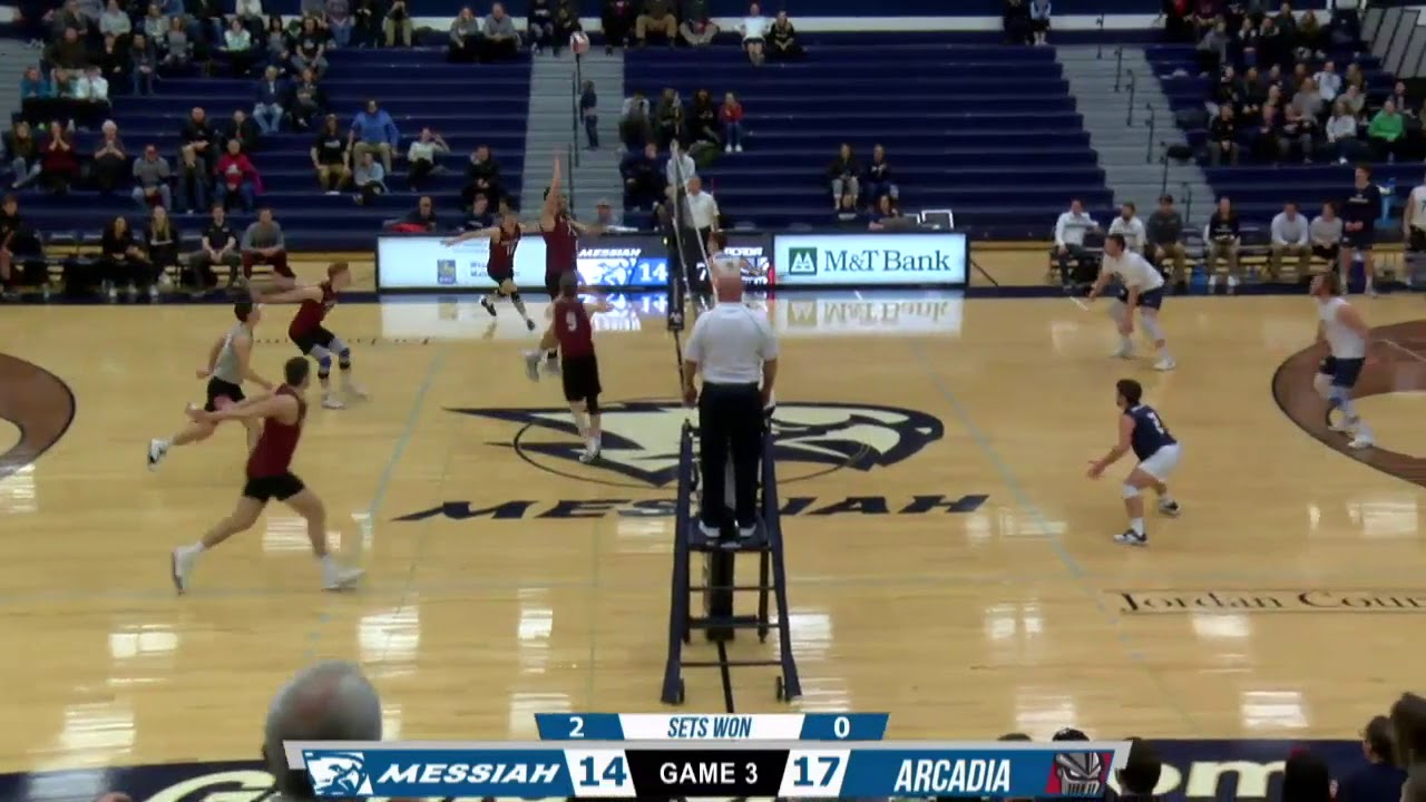 Messiah Men's Volleyball Highlight of the Night Feb. 5, 2020 YouTube