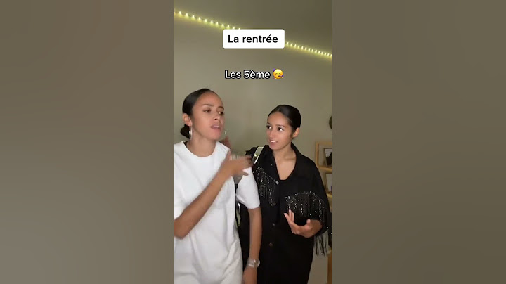 La rentrée au collège 👀
