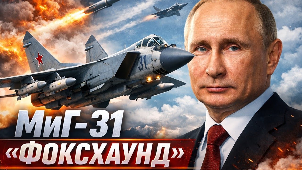 МиГ-31 «Фоксхаунд»: гиперзвуковой монстр России, который пугает НАТО 😱✈️ | Вся правда раскрыта