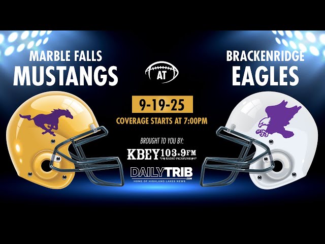 Marble Falls vs San Antonio Brackenridge 9-19-25