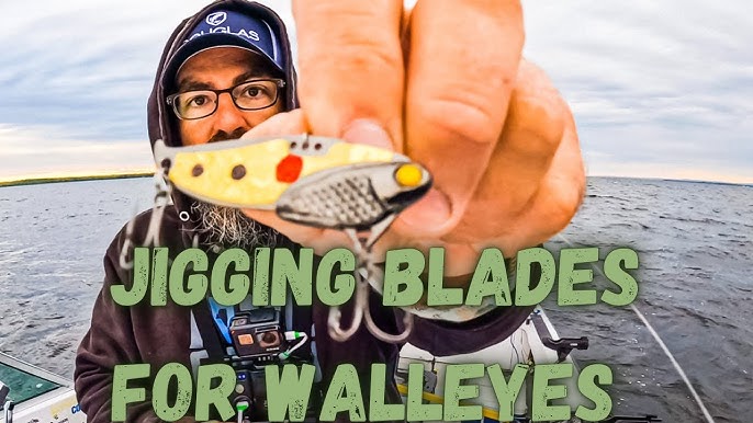 How To CATCH WALLEYE On Blade Baits. (EASY Walleye Fishing How-To