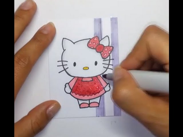 Simple Glitter Pen Drawing Ideas for Kids - Kids Art & Craft