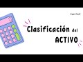 CLASIFICACIÓN DEL ACTIVO