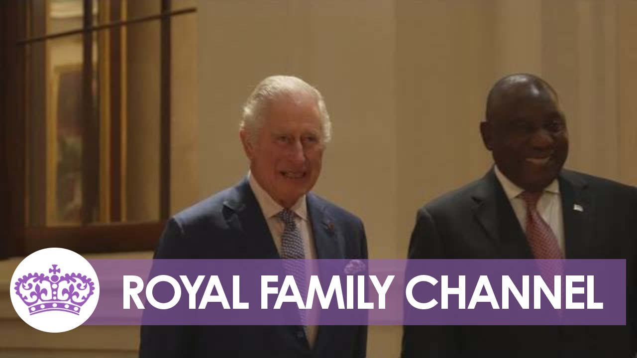 President Ramaphosa Bids Farewell to King Charles