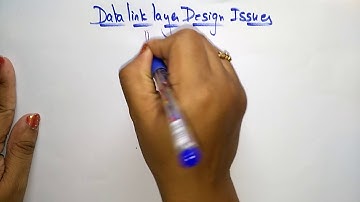 Data link layer | design issues | Computer Networks | CN | Lec-42 | Bhanu Priya