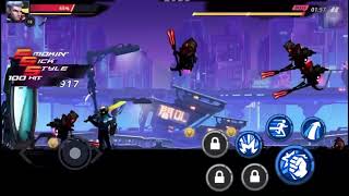 Cyber fighters gameplay || Fight with Boss screenshot 3