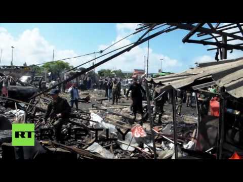 სირიაში აფეთქებებს 100-ზე მეტი ადამიანი ემსხვერპლა