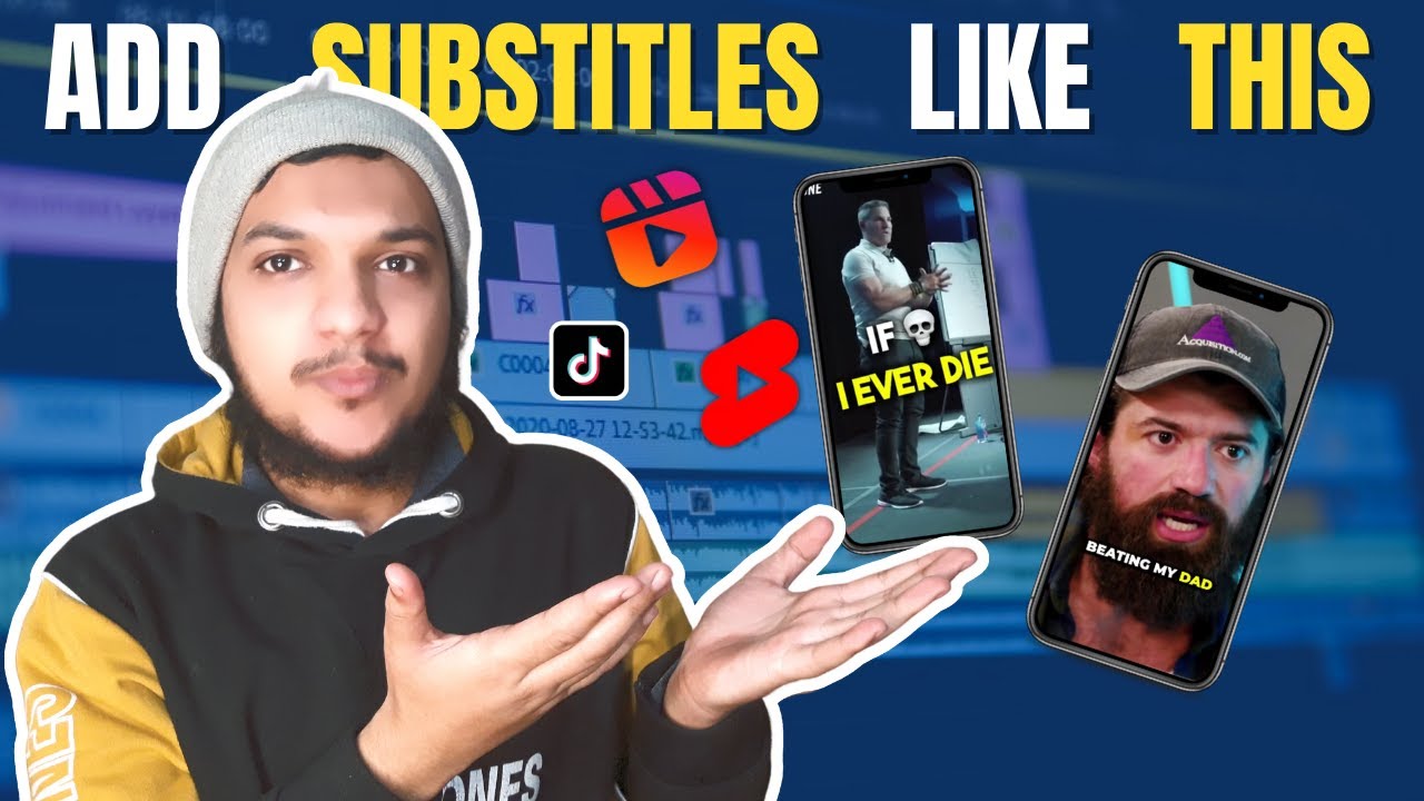 Auto Generate Captions To Videos On TikTok & IG Reels (Like Grant Cardone & Alex Hormozi)