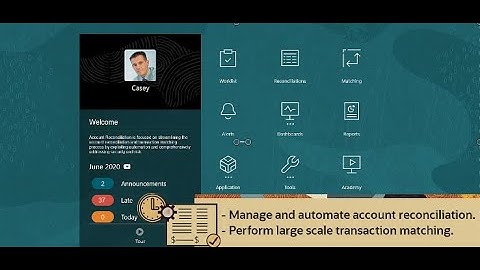 Overview: Tour of EPM Cloud Account Reconciliation