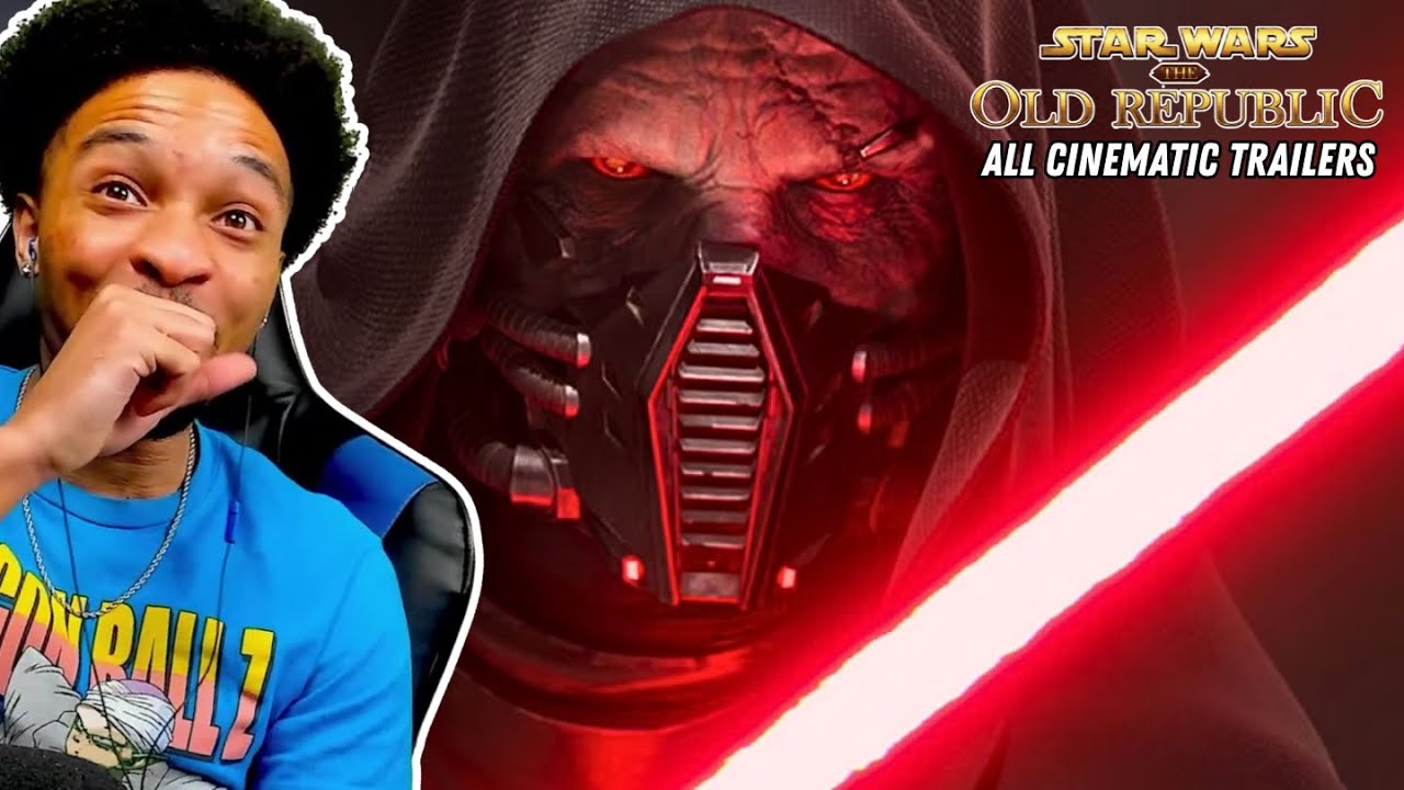 The Dark Side Going CRAZY! | Star Wars: The Old Republic ALL Trailers (Reaction)