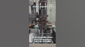 ZGTEK filter bag snap band ring riveting machine, test before delivery.