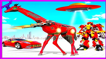 Giraffe Robot Car Transform Android gameplay