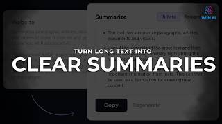 🔮 1min.AI | Turn Long Text into Clear Summaries