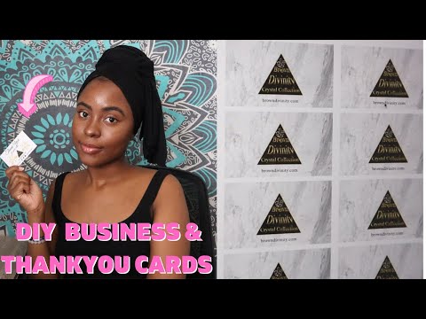 How to Make Your Own Business Cards at Home | Easy and FREE