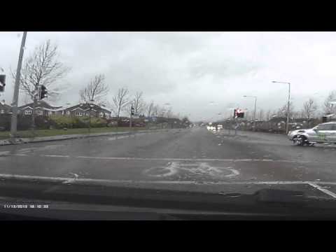 Car Going Through Red Light