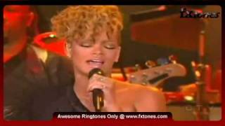 Rihanna on Oprah performing Redemption Song by Bob Marley