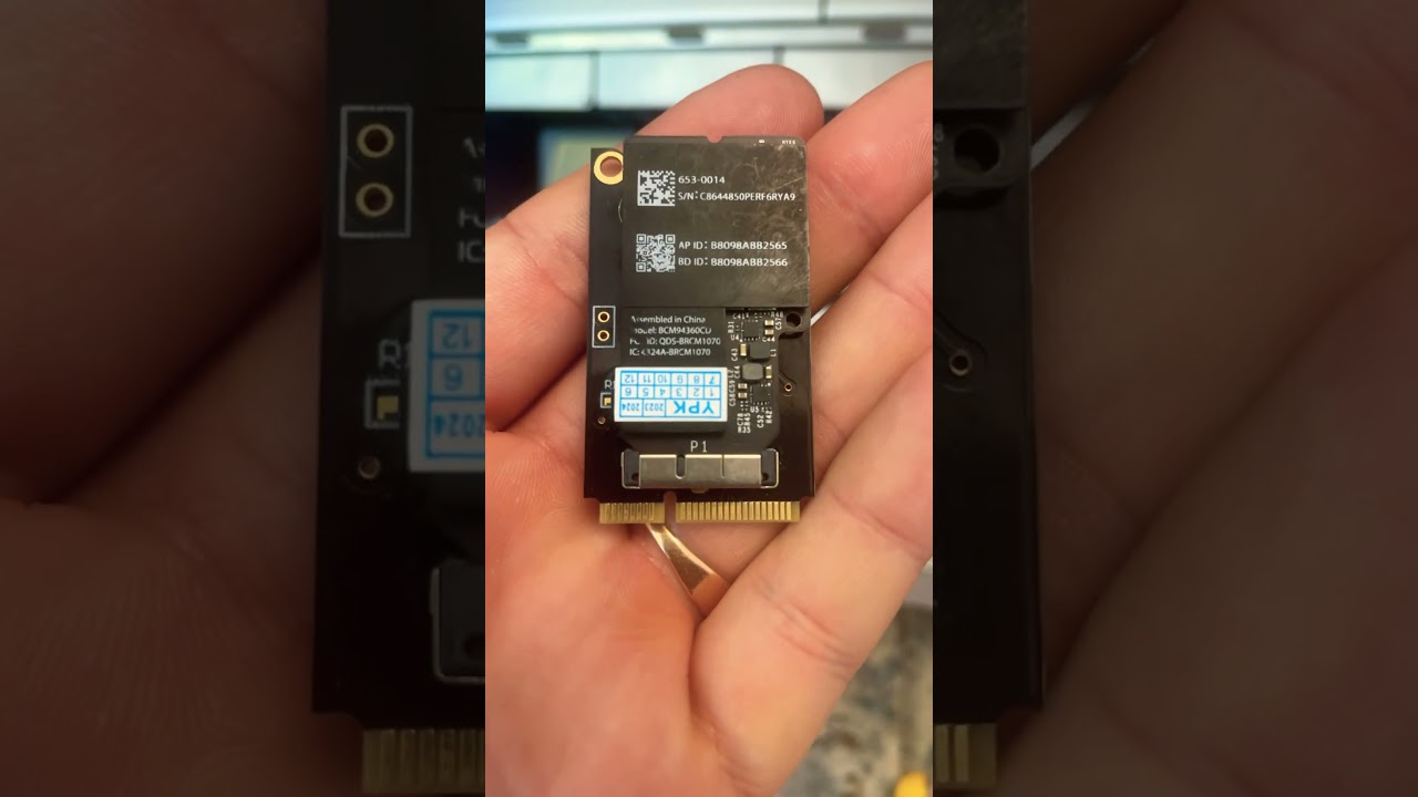 Mac Pro 5.1 меняем родной Wi-Fi 2008 года на модуль от iMac 2014)