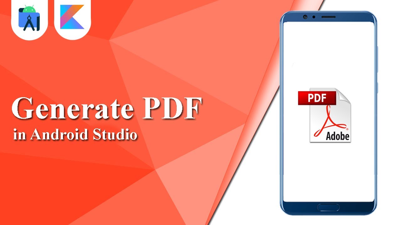PDF Generate In Android Studio | Kotlin | Android Tutorials