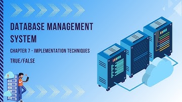 Database Management System Chapter 7 - True False video