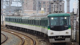 走行音 / 京阪6000系 6011F 界磁位相制御(東洋 TDK-8135-A) 京橋→萱島(区間急行)