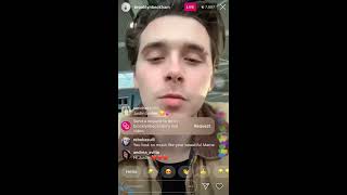 20190118 brooklynbeckham Instagram live♥️