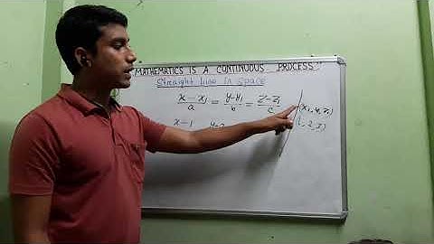 Straight Line in Space|Class12