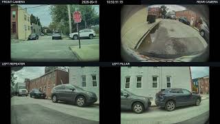 Tesla Sentry vs. Hit-and-Run Truck Driver | Baltimore Collision Caught on Camera