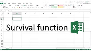Part2 - Kaplan-Meier survival analyses in Excel - Calculation of the survival function