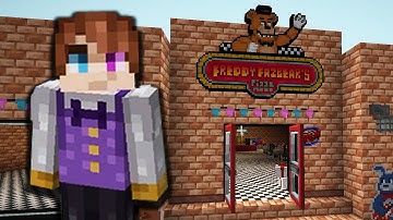 BUILDING MY FIRST FNAF PIZZERIA IN MINECRAFT - FNAF Management Wanted