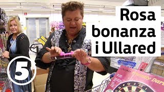 Pehr har nio hundar och alskar rosa Ullared discovery Sverige