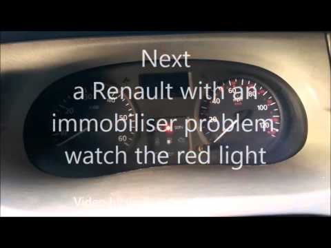 Renault Trafic Immobiliser Light Stays On