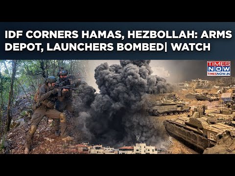 IDF Corners Hamas, Hezbollah In Deadly Strikes| Rocket Launchers, Arms Depot Bombed In Gaza, Lebanon