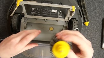 How To Assemble iRobot Roomba - Install Main Brush and Dustbin Collector on Roomba Vacuum