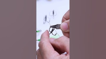 Making weedless treble hooks #shorts  #luremaking #lurefishing
