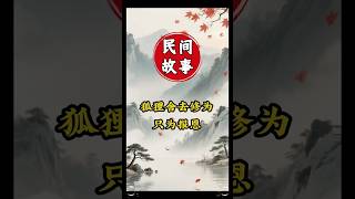 狐狸舍去修为只为报恩 #故事 #民间故事