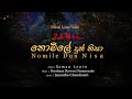 Nomile Dun Nisa Official Lyrics Video | නොමිලේ දුන් නිසා | Saman Lenin