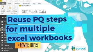 get data from multiple excel workbooks/tabs in power query