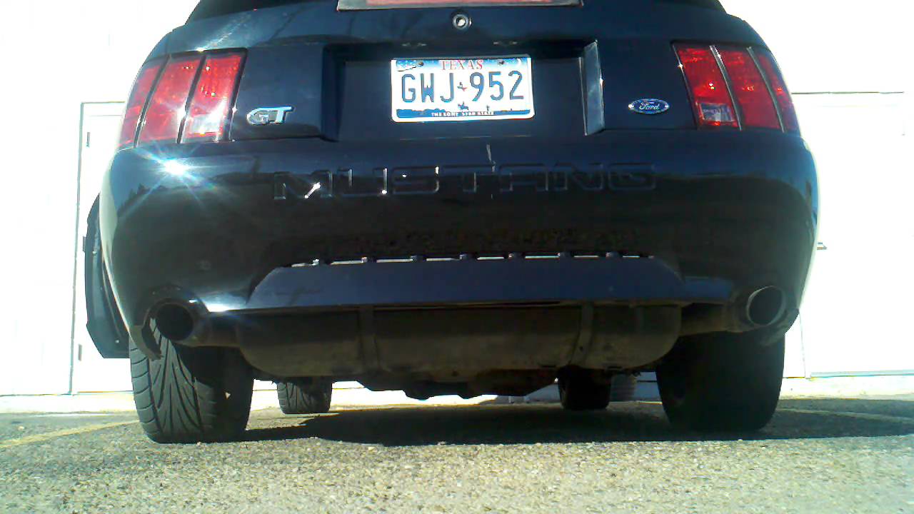 2004 Mustang Gt Exhaust - YouTube