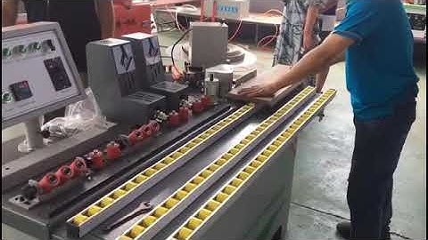 Manual 45 Degree Edge Bander with auto trimming, outstanding edge banding results