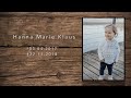 Hanna Marie Klaus | Beerdigung | Trauerpredigt 04.01.2019 | Pastor Dr. Wolfgang Nestvogel