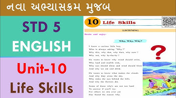 STD 5 || ENGLISH || UNIT 10|| Life Skills