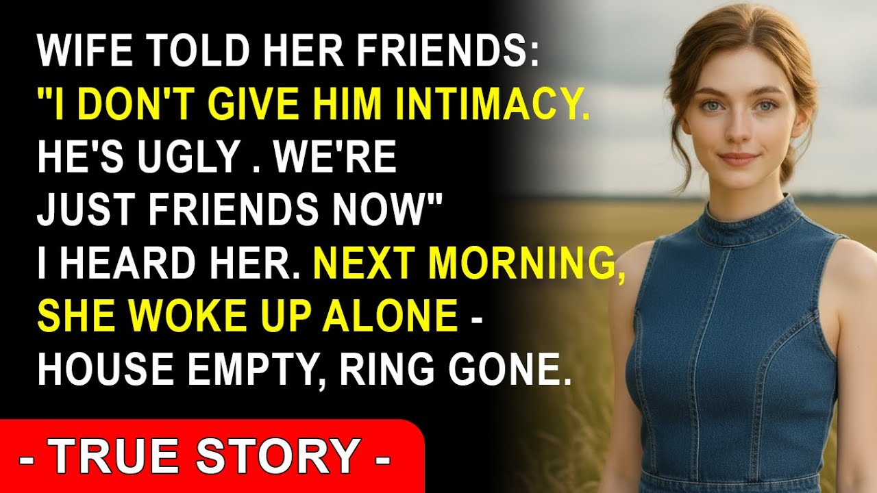 She Told Her Friends I Was Ugly and Undesirable — I Heard It All, Then Left Without a Word