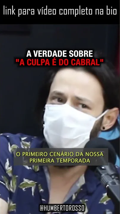 imagem do vídeo A VERDADE SOBRE "A CULPA É DO CABRAL" com Humberto Rosso e Nando Viana | Planeta Podcast #shorts