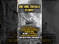 258 Kills in 81 Days | The Deadliest Tank Commander Ever