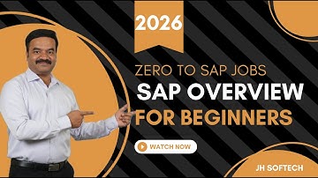 SAP Overview for Beginners | Jobs in 2026 | Start from Zero