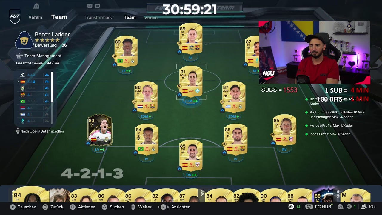LIVE: FC PRO LADDER GRIND 🔥 | NGU Subathon Tag 8