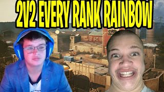 Sketch And Jynxzi 2v2 EVERY Rank in Siege!