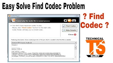 how to solve Find Codec problem in hindi