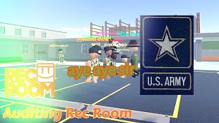 Guided Audit of the official U.S Army promotion Video.  Army training Event
