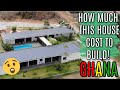 THIS IS HOW MUCH IT COST TO BUILD THIS BEAUTIFUL 7 BEDROOM HOUSE IN GHANA | Building in Ghana